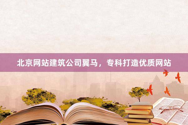 北京网站建筑公司翼马，专科打造优质网站